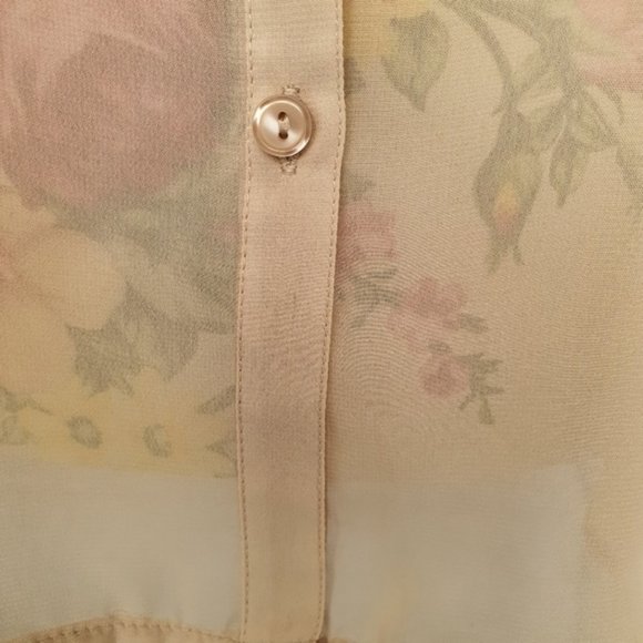 Impulse Sheer Sleeveless Shirt Size 16 - Picture 10 of 11